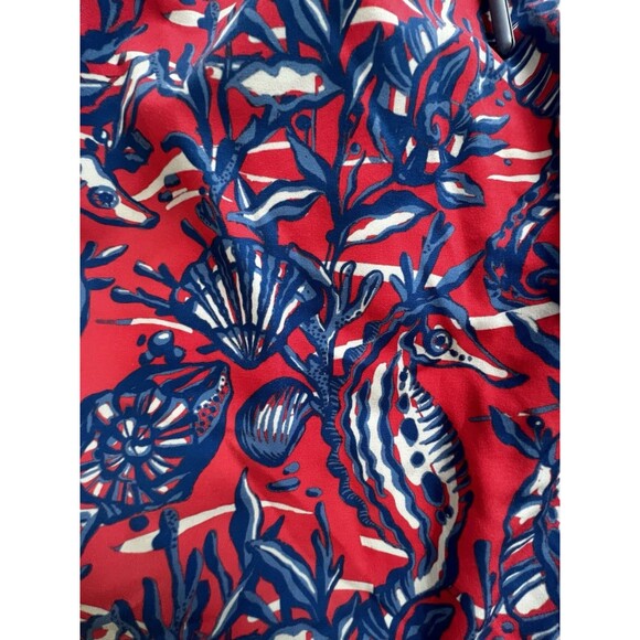 Vineyard Vines Swim Trunks Men’s  Blue Red Seahorse Surfing Beach Size M - Picture 3 of 10